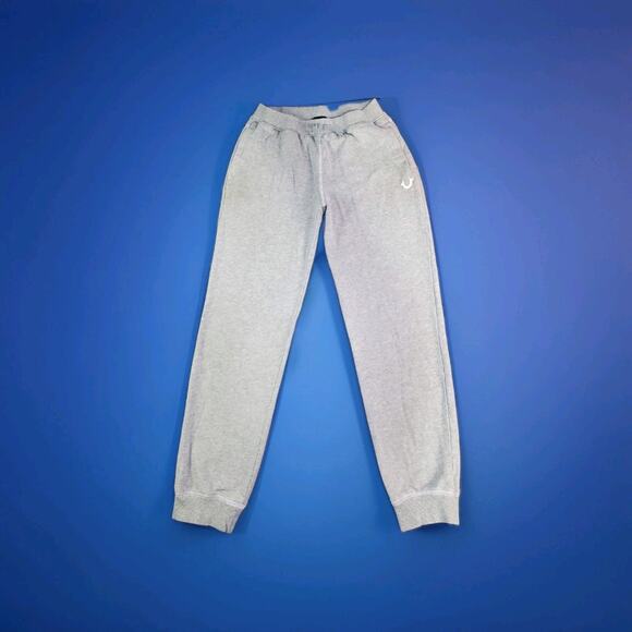 True Religion Pants - True Religion Jogger Pants Women's Sz L Gray Sweatpants Drawstring Pockets C16